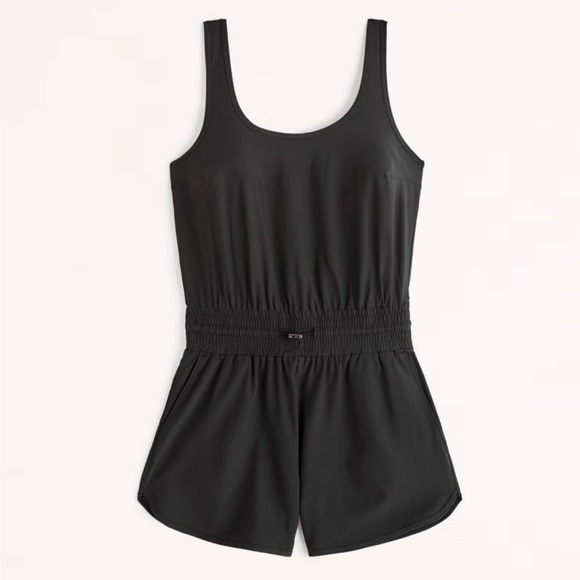 NWT Abercrombie Black Traveler Romper - M Tall - Picture 7 of 9